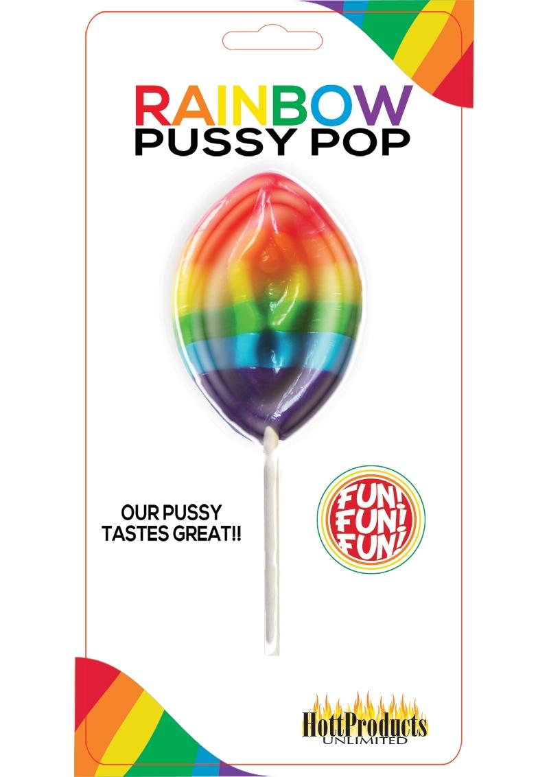 Rainbow Pussy Pops Carded