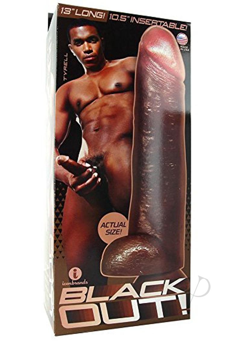 Blackout Realistic Cock 13 Black