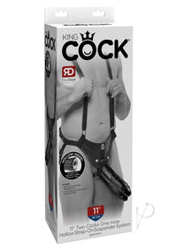 Kc11 Two Cocks In One Hol Strapon Black