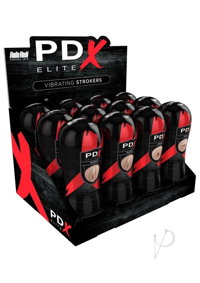 Pdx Elite Vibrating Stroker 12/display