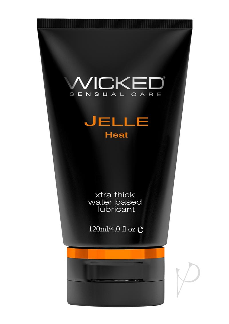 Wicked Jelle Heat Waterbase Anal Gel 4oz