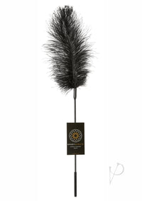 Ostrich Feather Black Tickler