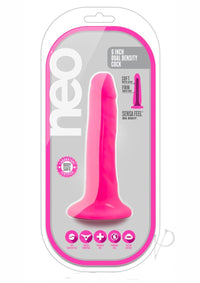 Neo Dual Density Cock 5.5` Neon Pink