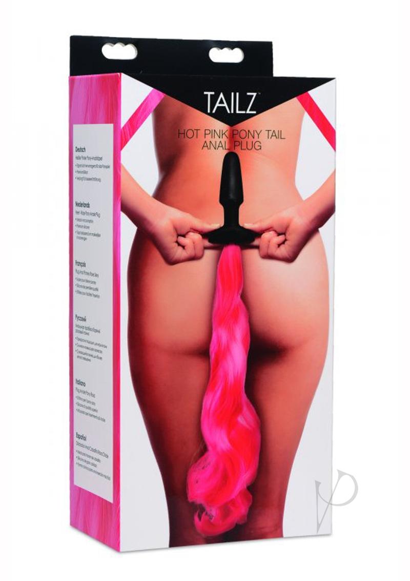 Tailz Pony Tail Anal Plug Hot Pink