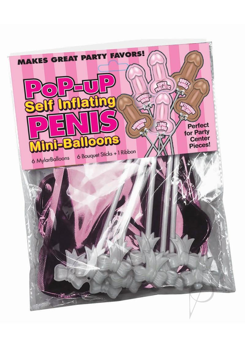 Bpn Penis Pop Up Balloons 6pk