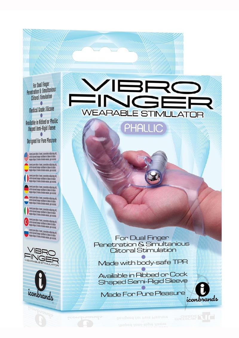 The 9 Vibrofinger Massager Purple