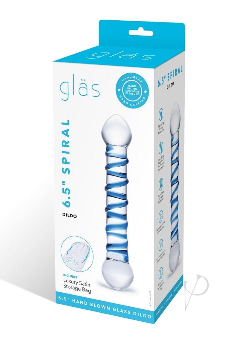 Spiral Glass Dildo 6.5