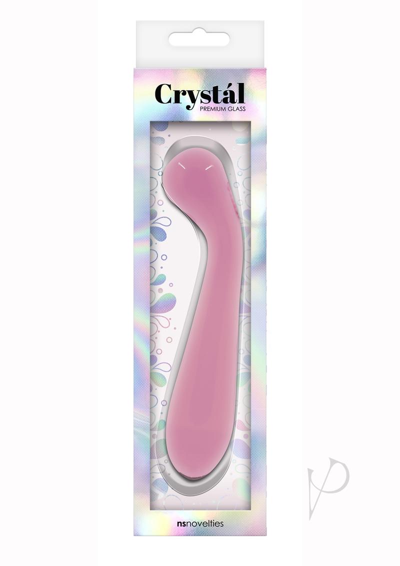 Crystal Glass G-spot Wand Pink