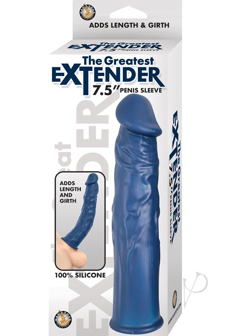 The Great Extender Penis Sleeve 7.5 Blu