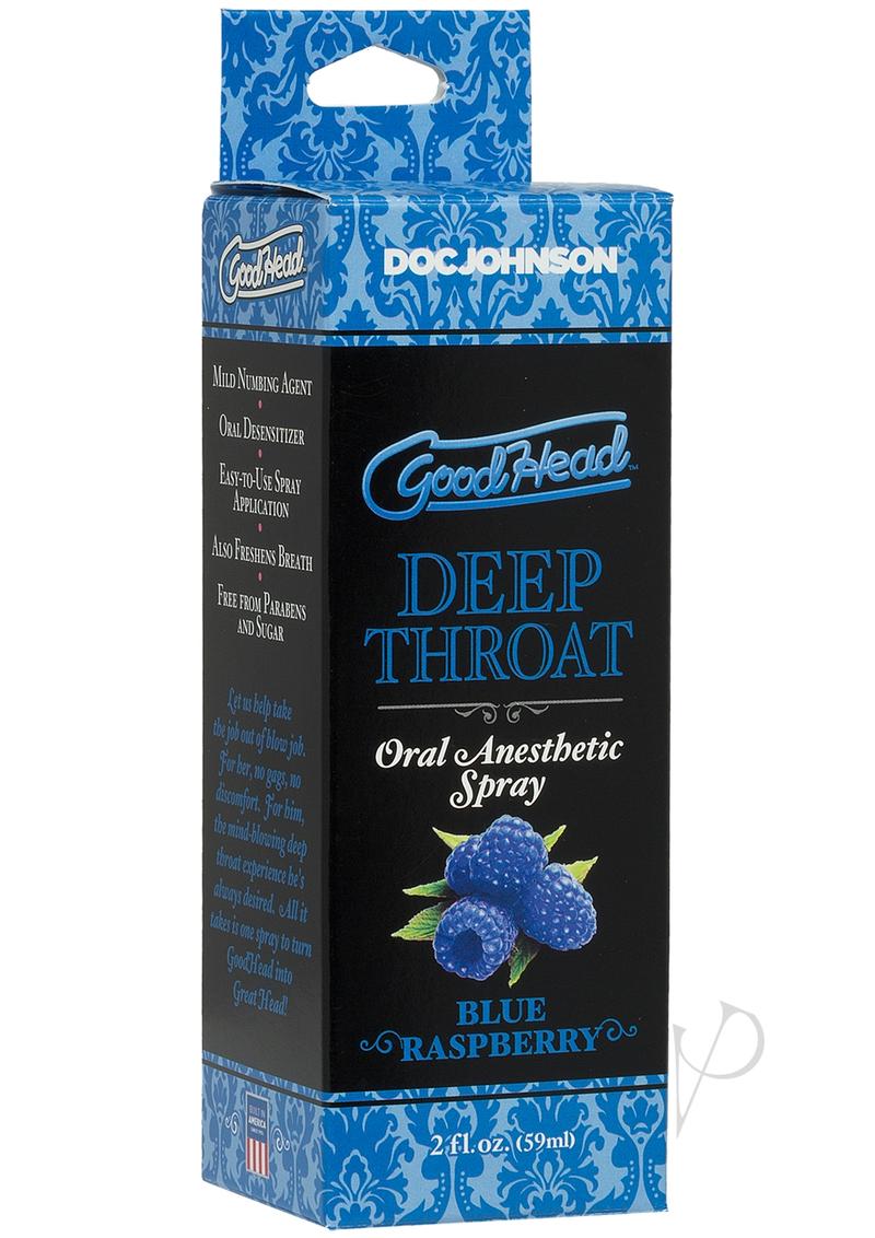 Goodhead Throat Spray Blue Raspberry 2oz