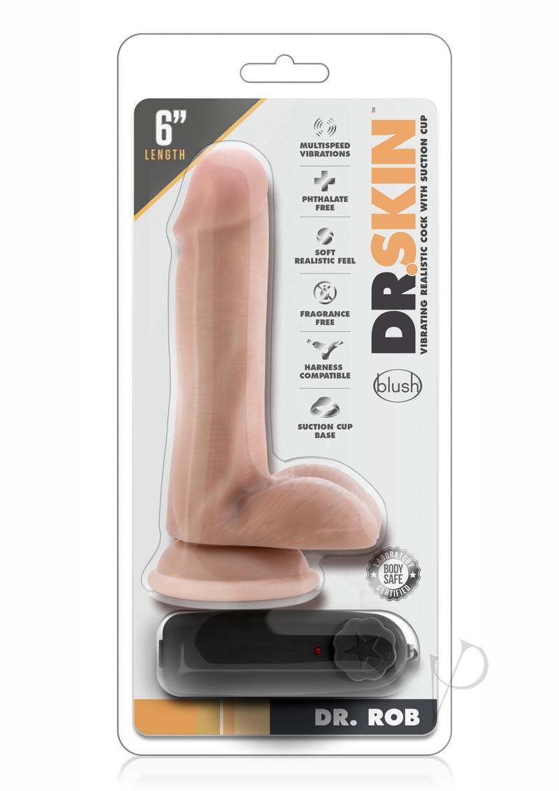 Dr Skin Dr Rob Vibe Cock W/suction Van