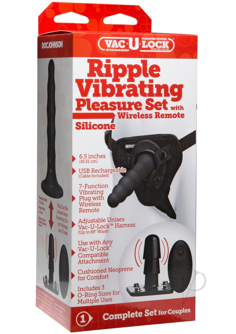 Vac U Lock Ripple Vibe Pleasur Set(disc)