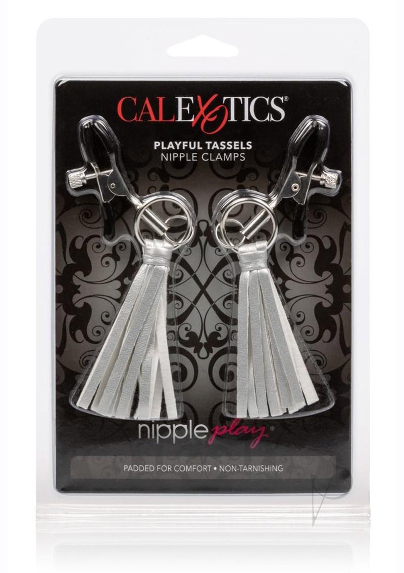 Nipple Play Tassels Nipple Clamp Silver