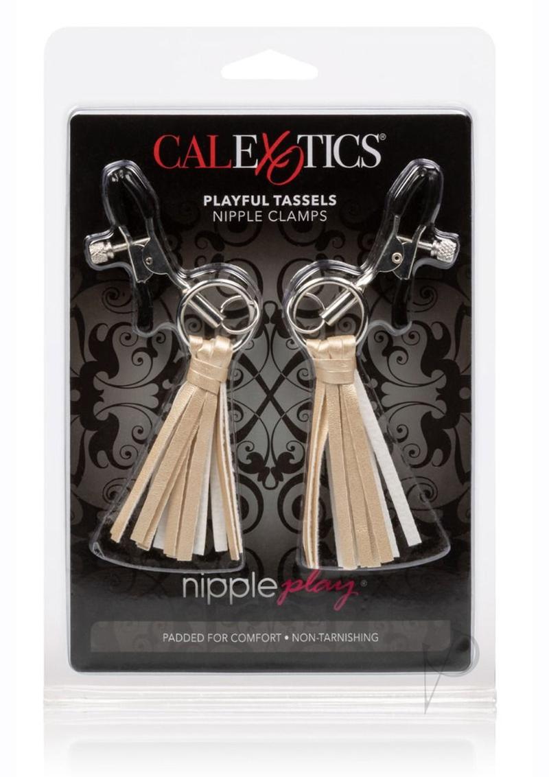 Nipple Play Tassels Nipple Clamp Gold