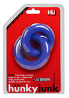Duo Link Cock/ball Rings Cobalt(disc)