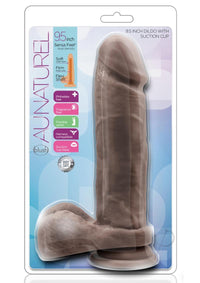 Au Naturel Dildo With Suction 9.5 Choco