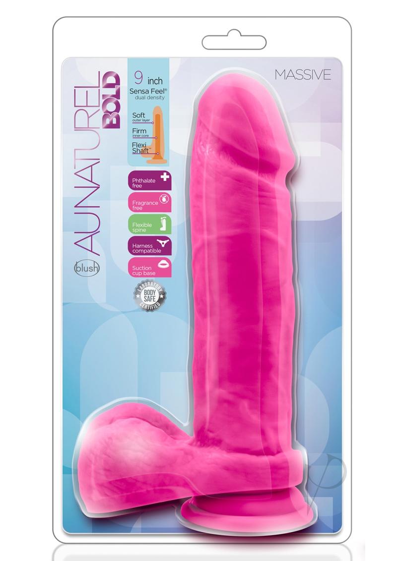 Au Naturel Bold Massive Dildo 9 Pink