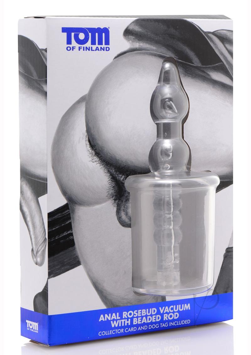 Tom Of Finland Anal Rosebud Vacuum with Beaded Rod