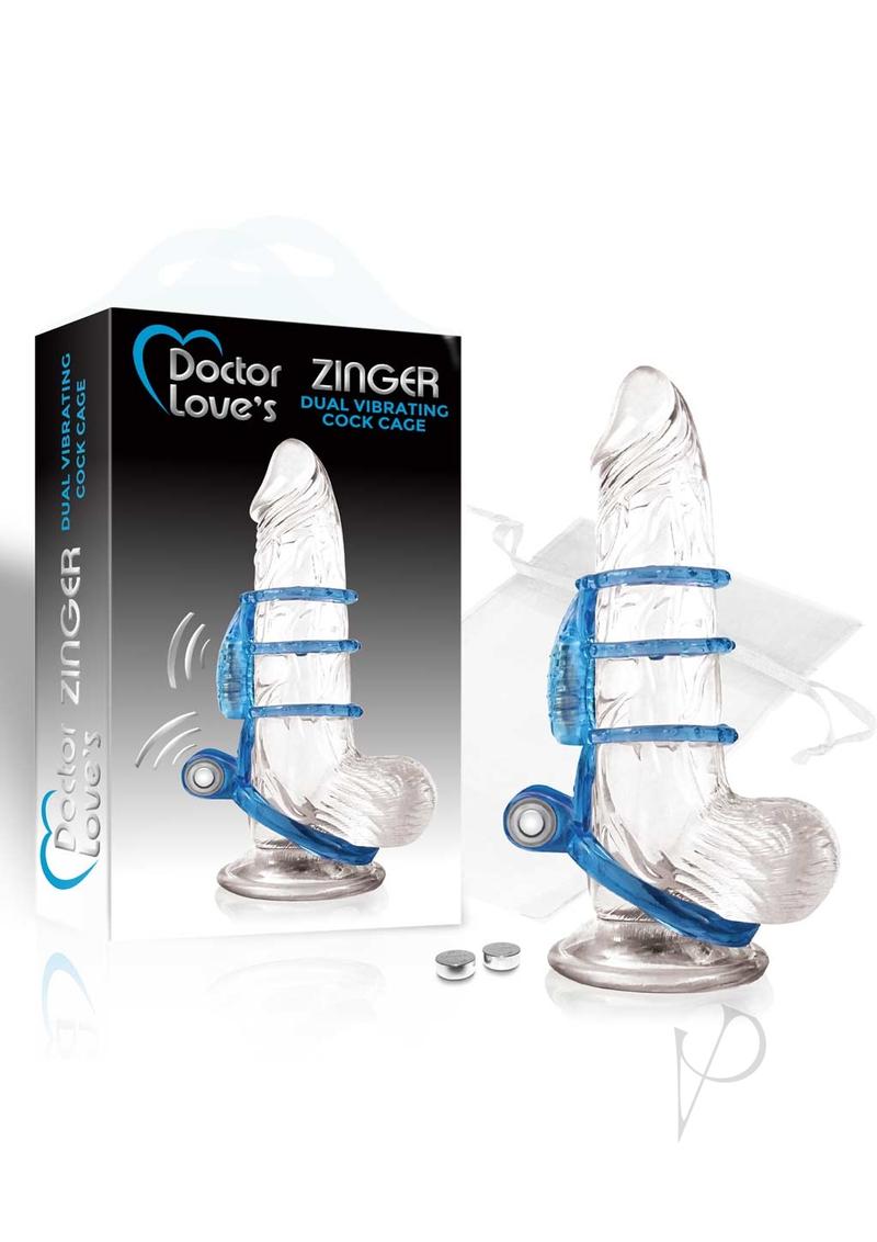 Doctor Loves Zinger Dual Vibe C Ring Blu