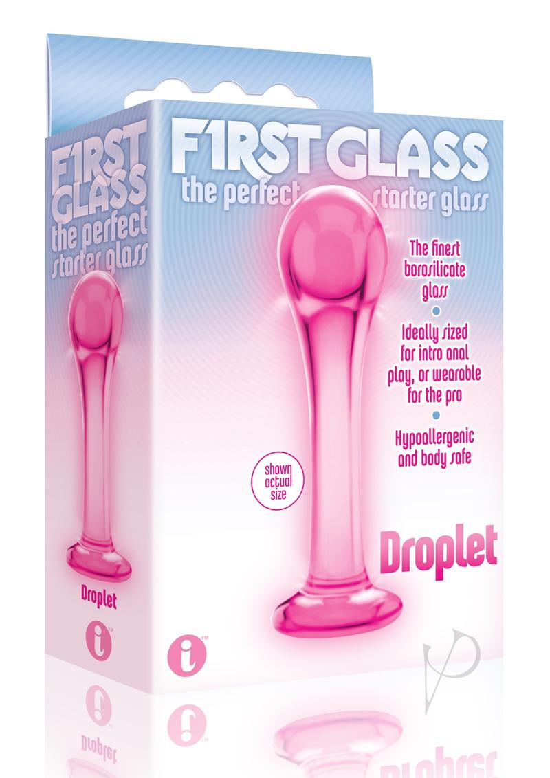 First Glass Droplet Pink