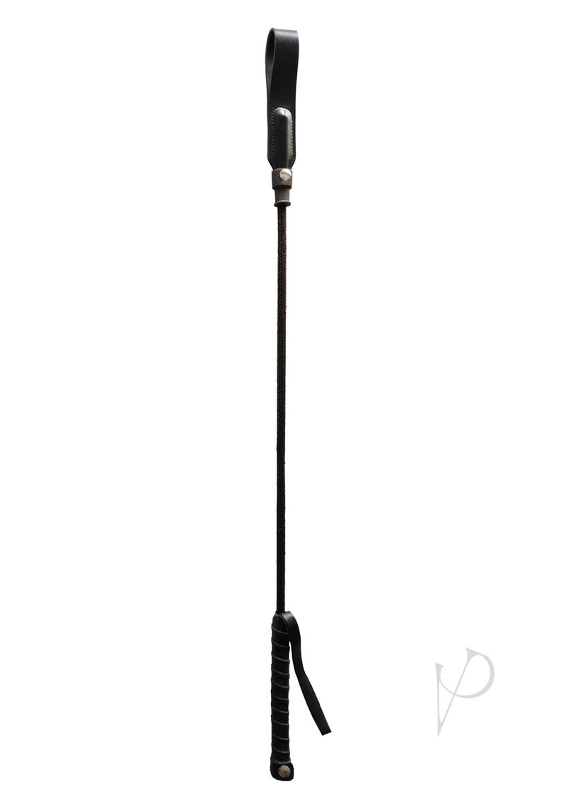 Rouge Long Riding Crop Slim Tip 24 Blk