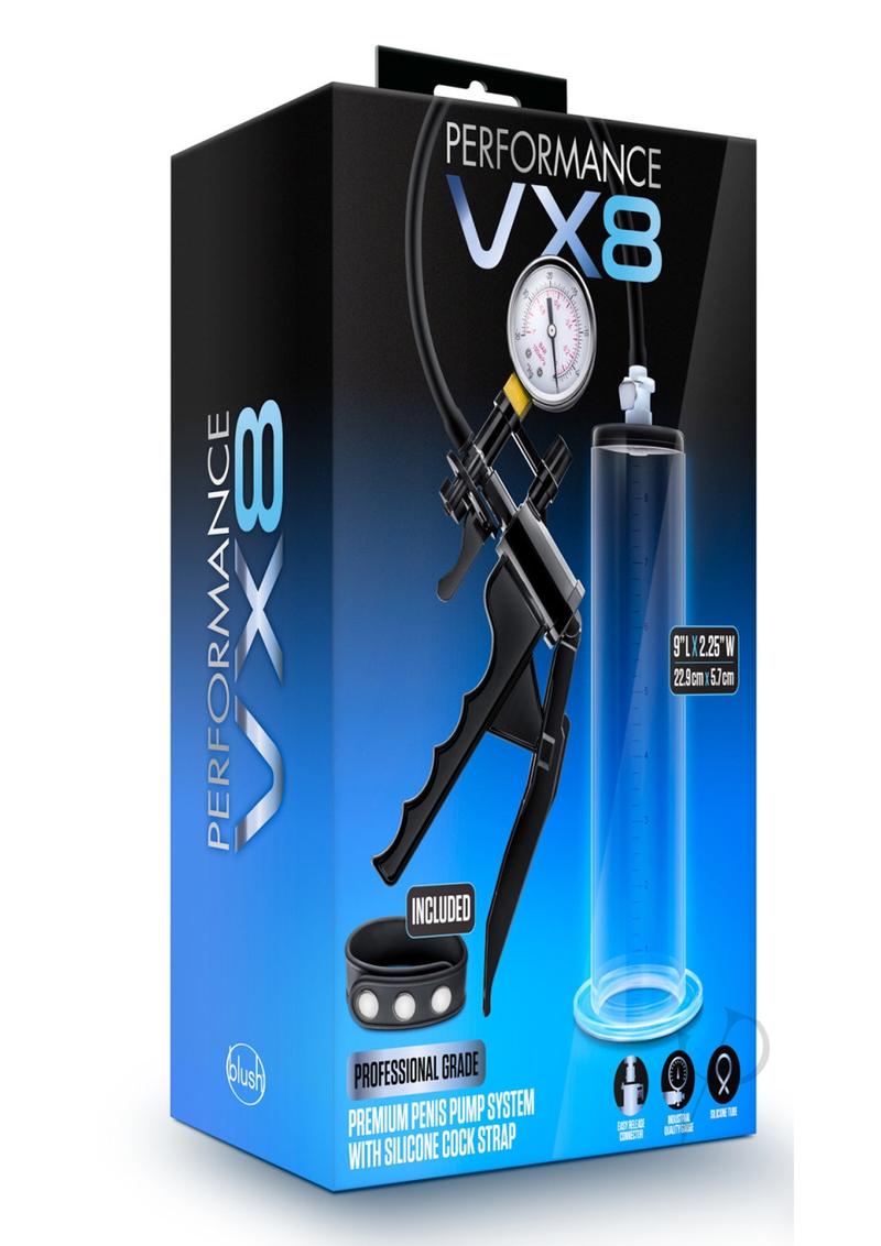 Performance Vx8 Premium Penis Pump Clear