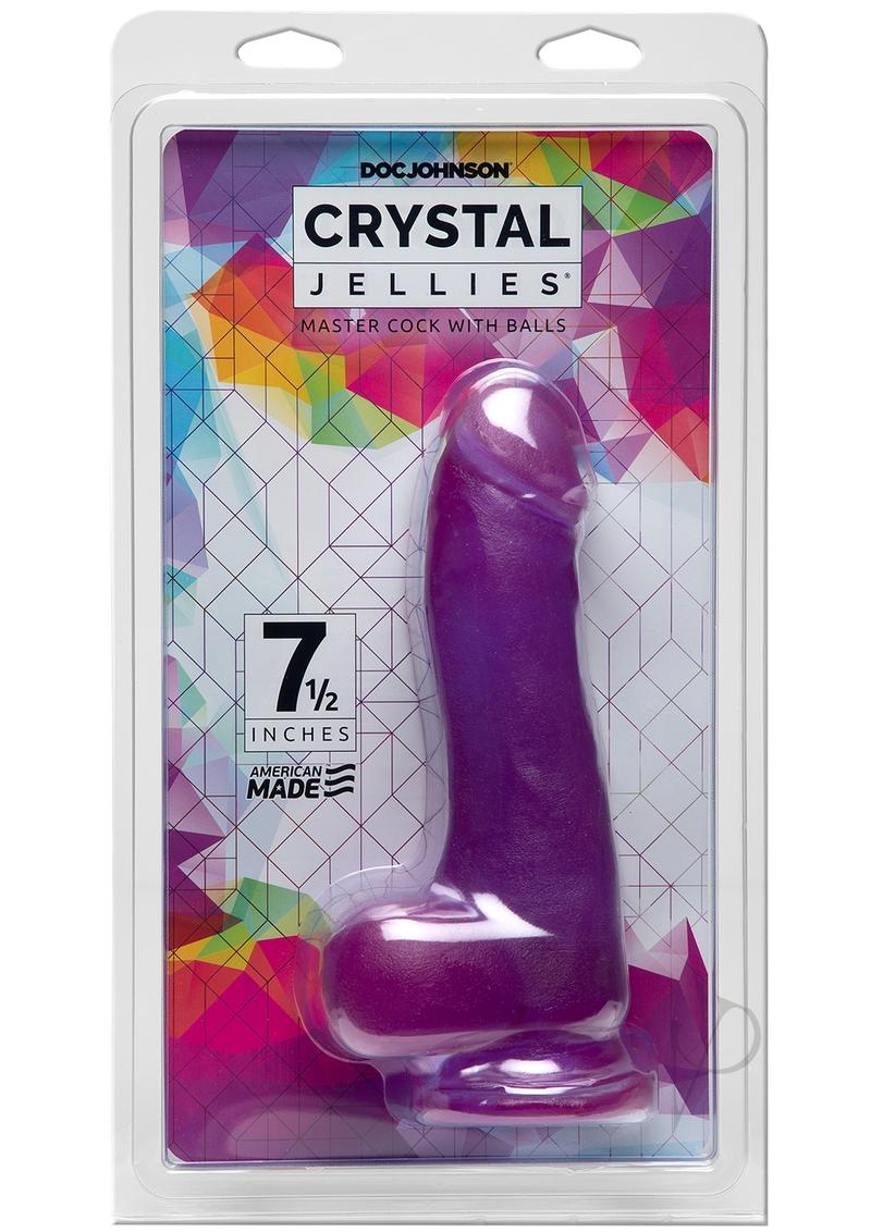 Crystal Jellie Mast Cock 7.5 Purp(disc)