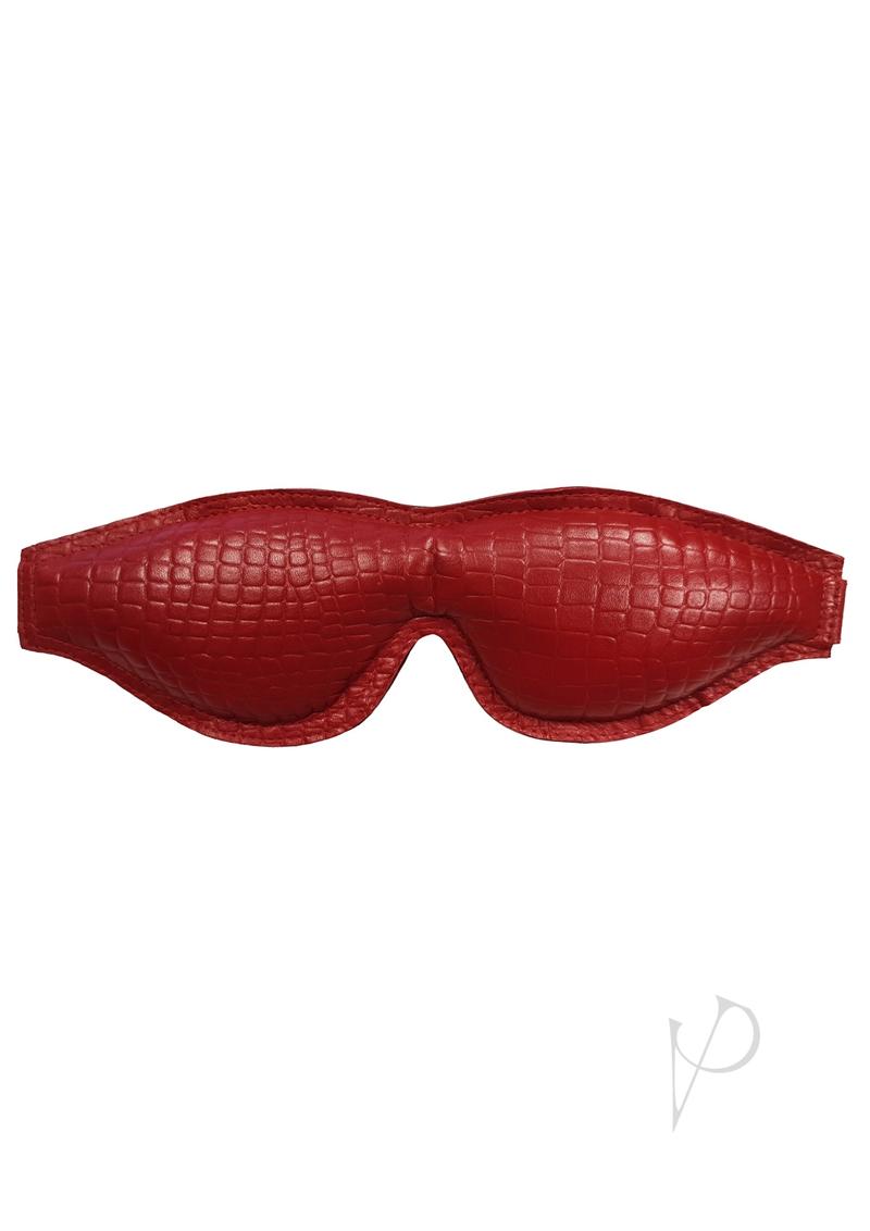 Rouge Anaconda Padded Blindfold Burg/blk