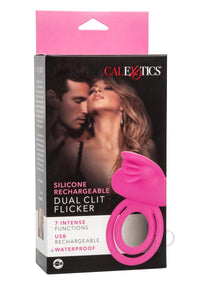 Silicone Recharge Dual Clit Flicker Enh