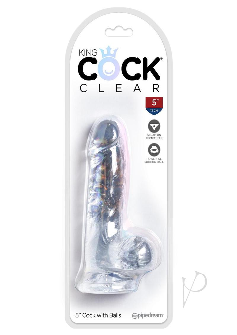 Kc 5 Cock W/balls Clear