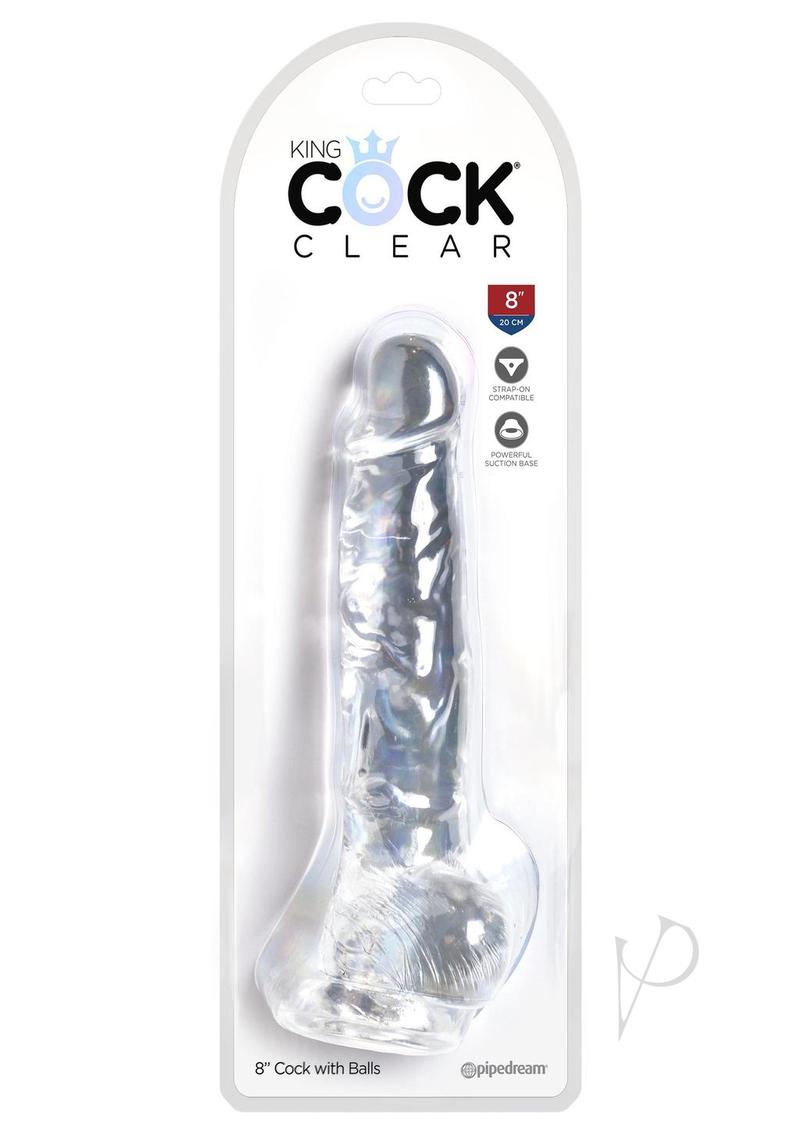 Kc 8 Cock W/balls Clear