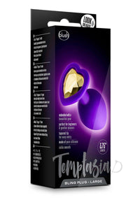 Temptasia Bling Plug Lg Purple