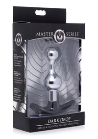 Ms Dark Drop Metal and Silicone Anal Plug