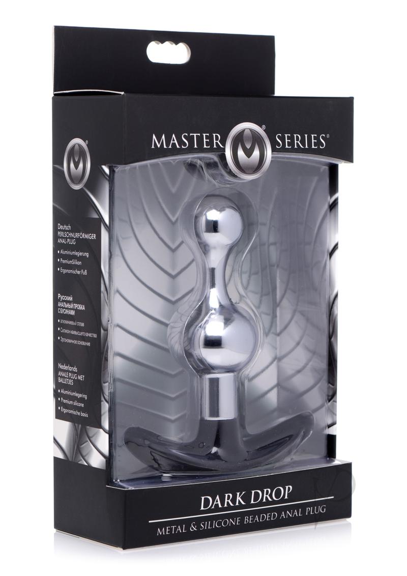 Ms Dark Drop Metal and Silicone Anal Plug