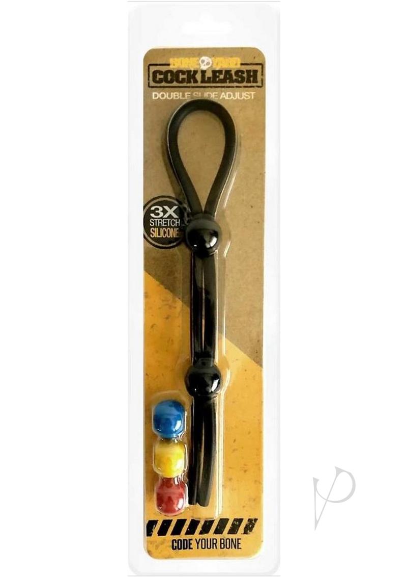 Boneyard Double Cock Leash Black