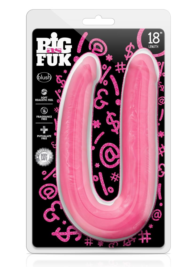 Big As Fuck 18 Double Head Cock Pink