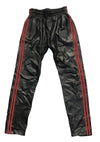 Prowler Red Leather Joggers Red Sm(disc)