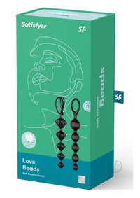 Love Beads Black Set Of 2