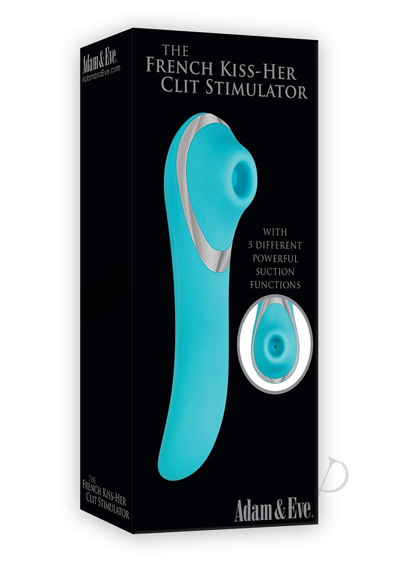 The French Kiss Her Rechargeable Silicone Clit Stimulator