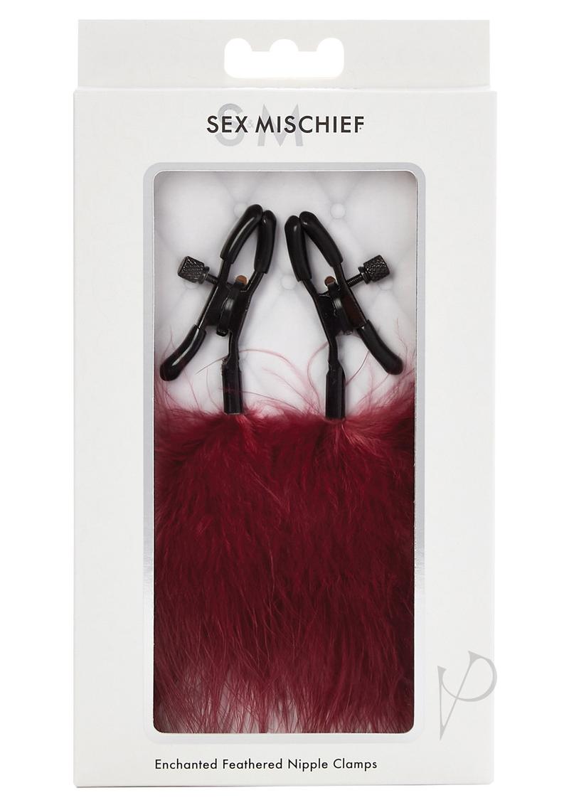 Sandm Enchanted Feather Nipple Clamps