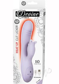 Devine Vibes Heat-up Clit Licker Lav