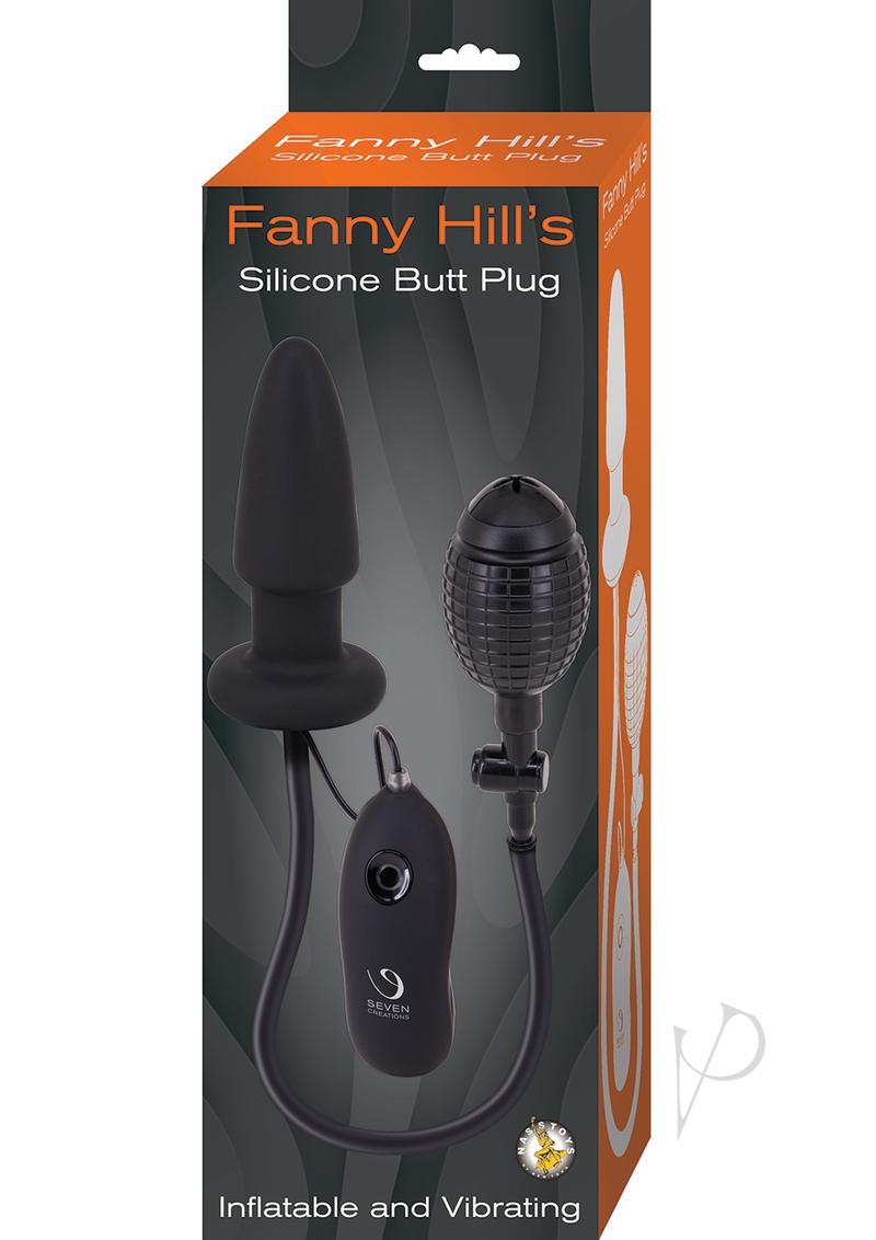 Fanny Hills Silicone Butt Plug Black