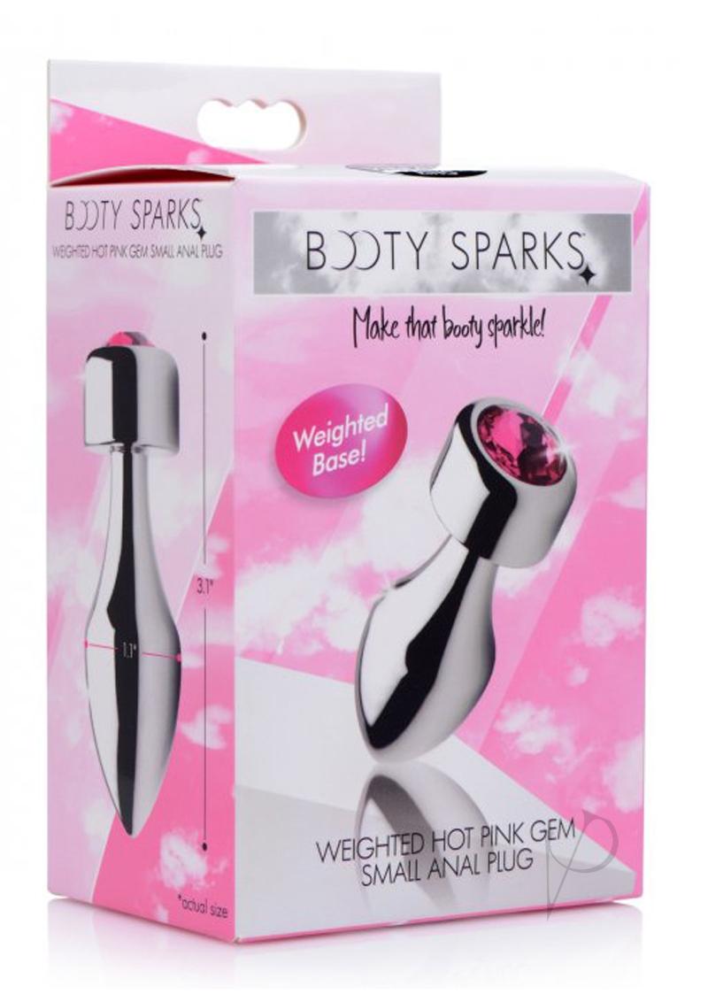 Booty Sparks Weight Aluminum Plug Pnk Sm
