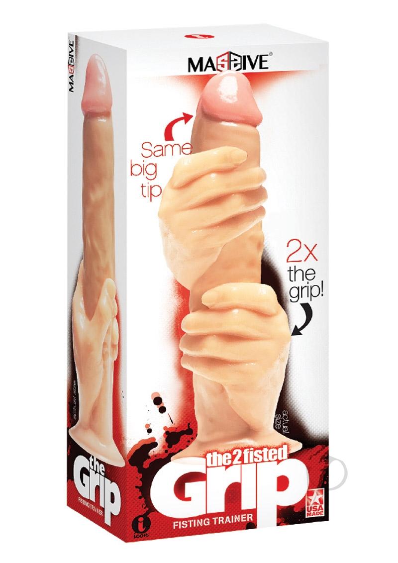 Massive 2 Fisted Grip Dildo