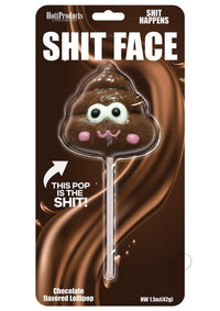 Shit Face Chocolate Flavored Poop Pop