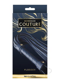 Bondage Couture Flogger Blue