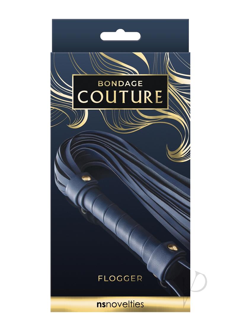 Bondage Couture Flogger Blue