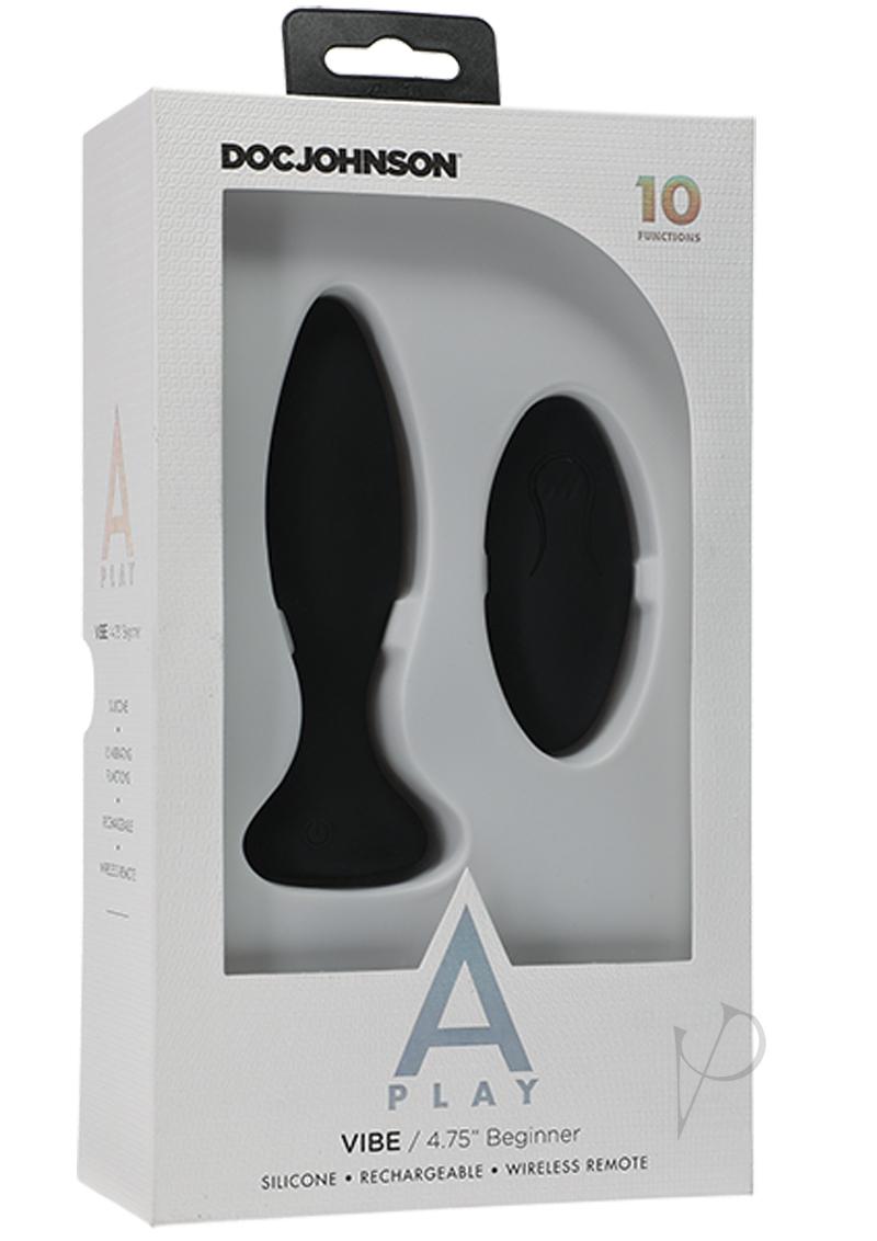 A-play Vibe Begin Plug W/remote Blk