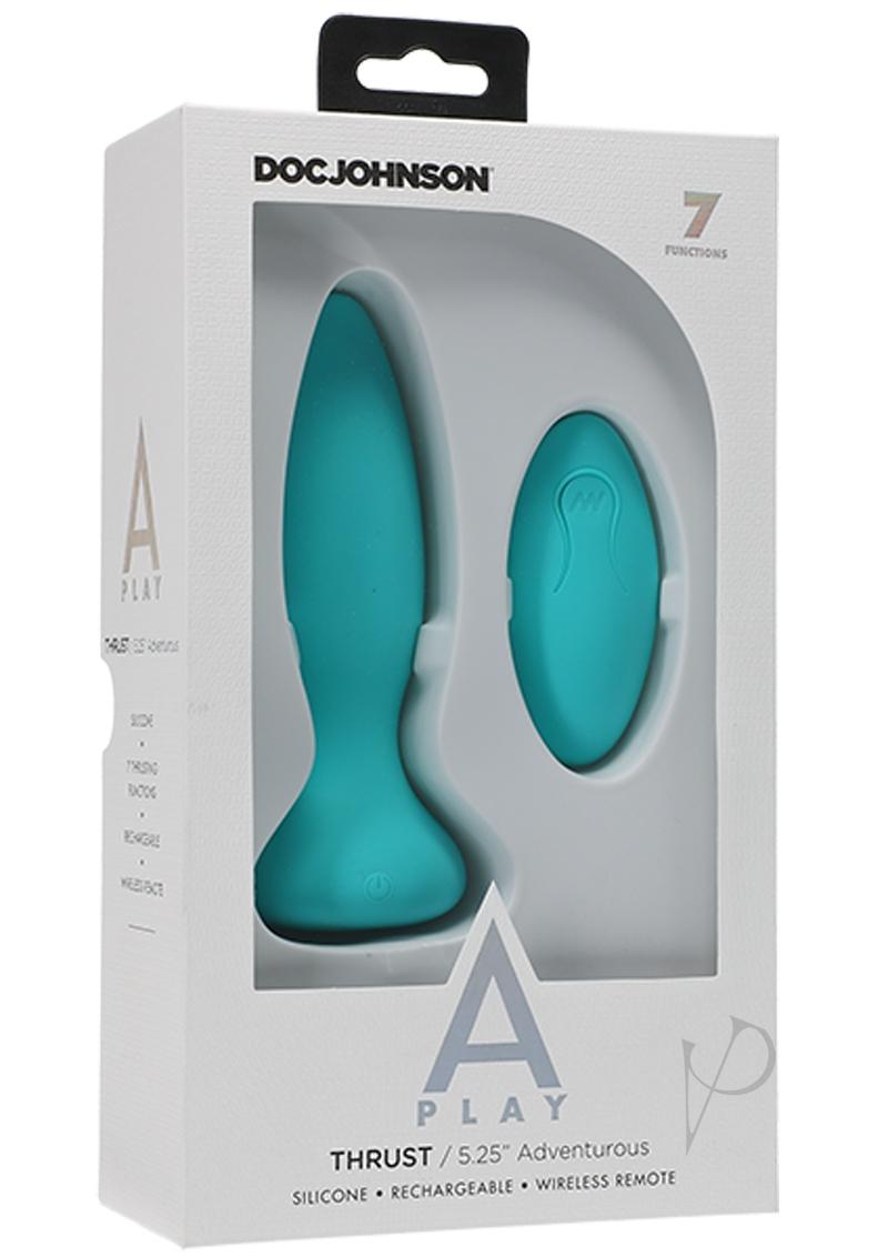 A-play Thrust Advent Plug W/remote Teal