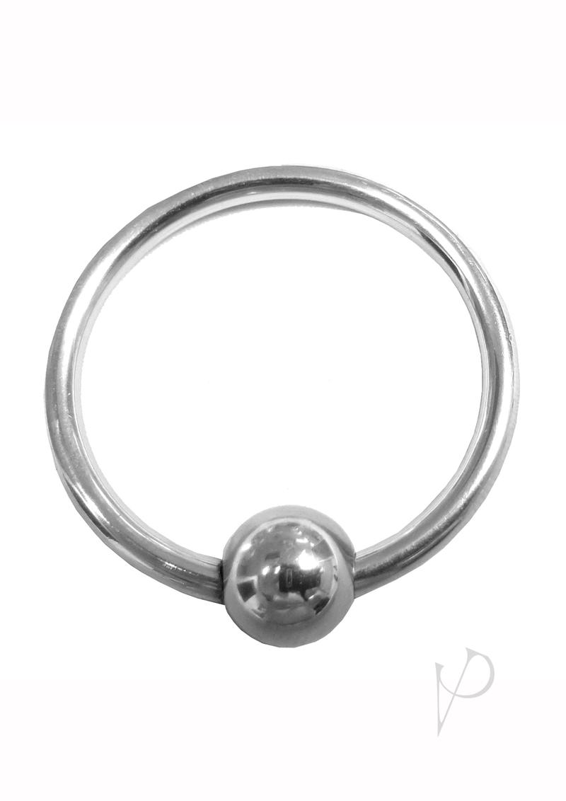 Rouge Stainless Steel Glans Ring W/ball